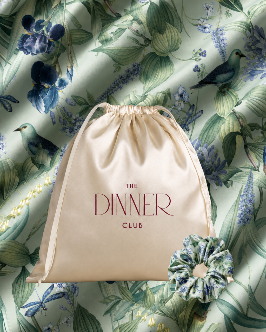 Idyllic gift pouch and matching scrunchie