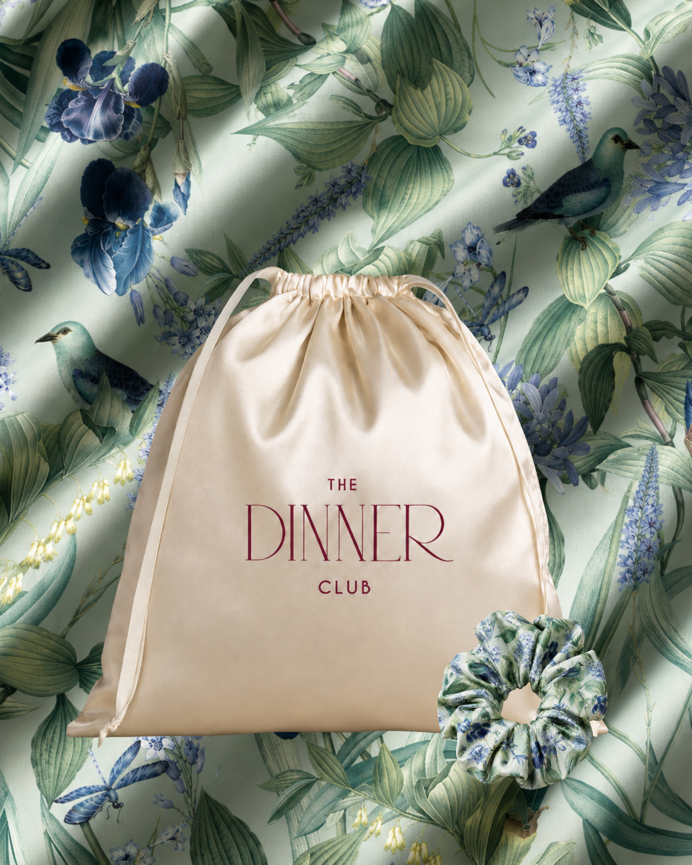Idyllic gift pouch and matching scrunchie